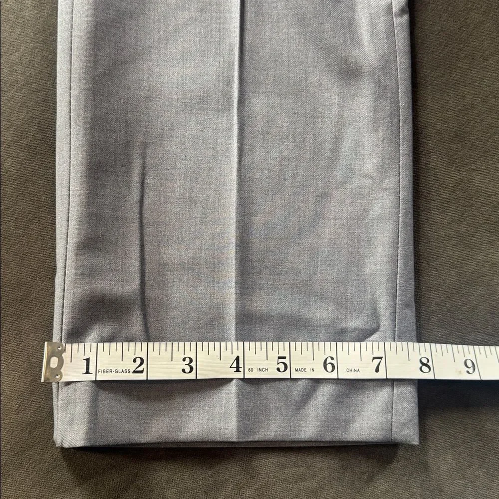 Men's Gray 3 Piece Slim Fit Formal Suit One Button Closure 32 Jacket 34 Pant NWT